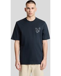 Lyle & Scott - Back Print Graphic T-Shirt - Lyst