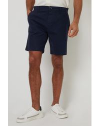 Threadbare - Cotton Regular Fit Stretch Chino Shorts - Lyst