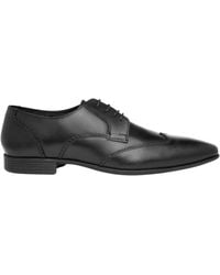 Lambretta - Blair Leather Low Heel Derby Shoes - Lyst