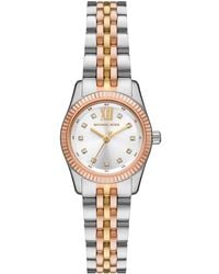 Michael Kors - Lexington Mk4987 Two-Tone Dial Ladies Watch - Lyst