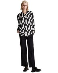 Street One - Abstracte Print Lange Mouwen Blouse - Lyst