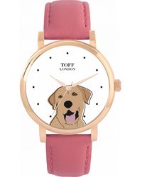 Toff London - Tlws-20704 Ladies Labrador Retriever Dog Head Watch - Lyst