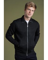 Kensington Eastside - Zip-Through Cardigan With Fleece Lining - Lyst
