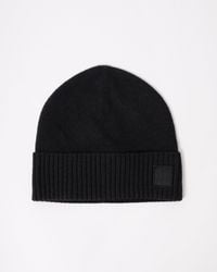 BOSS - Akaio R Beanie With Logo Label - Lyst