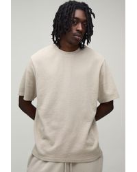BoohooMAN - Essential Regular Fit Waffle T-Shirt - Lyst