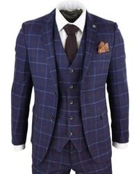 Paul Andrew - 3 Piece Wool Check Retro Suit Tweed - Lyst