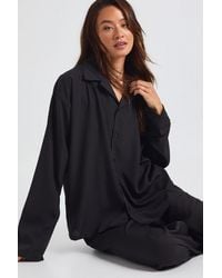Boohoo - Tall Oversized Shirt & Wide Leg Trouser Co-Ord - Lyst