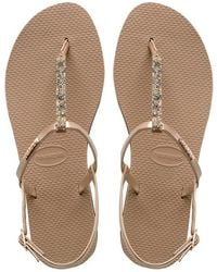 Havaianas - You Rivera Crystal Sandals - Lyst