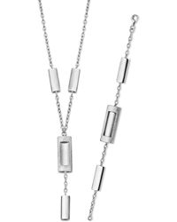 Orphelia - 925 Sterling Set: Chain + Bracelet - Lyst