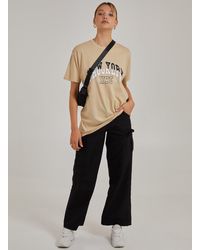 Pink Vanilla - Varsity Multi State Oversized T-Shirt - Lyst