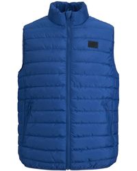 Jack & Jones - Lightweight Puffer Gilet With Stand Collar - Lyst