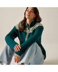 Regatta - Ladies Frankie Borg Full Zip Fleece Jacket (Deep Pine/Glacier) - Lyst