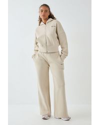 DSGN Studio - Deep Hem Boxy Crop Zip Through Hooded Tracksuit - Lyst