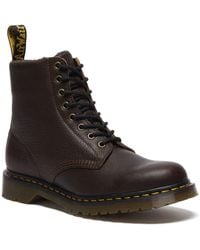 Dr. Martens - 1460 Pascal Warm Lined 8 Eye Lederbraune Stiefel - Lyst