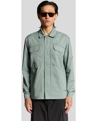Lyle & Scott - Multi Pocket Full Zip Overshirt - Lyst