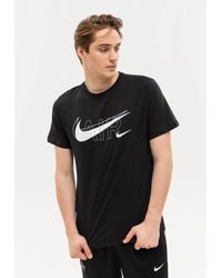 Nike - Air Print Sportswear Multi Swoosh T Shirt - Lyst