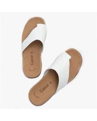 Gabor - Lanzarote Leather Mule Sandals - Lyst