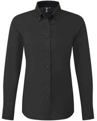 PREMIER - Ladies Supreme Oxford Long-Sleeved Formal Shirt - Lyst
