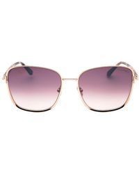 Tom Ford - Fern Shiny Sunglasses Metal - Lyst