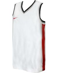 Nike - Supreme Tank Top Satin Sports Vest 119802 101 Textile - Lyst