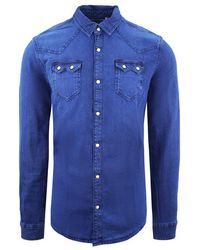 Scotch & Soda - Regular Slim Fit Shirt Long Sleeve Top Cotton - Lyst