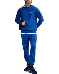 Nike - Club Tracksuit Crew Neck Pullover Sweatshirt Fleece - Lyst