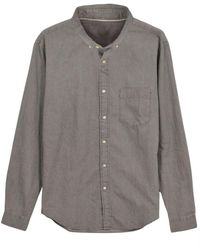 Uniqlo - Chambray Denim Cotton Shirt - Lyst