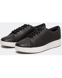 Fitflop - Rally Leather Trainers - Lyst