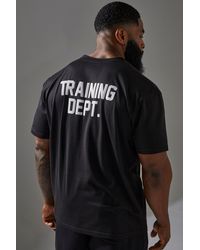 BoohooMAN - Training Dept Oversized T-Shirt - Lyst