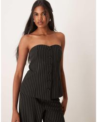 Vila - Bandeau Detail Waistcoat Co-Ord - Lyst