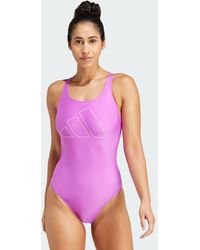 adidas Originals - Big Bars Y-Back Swimsuit - Lyst