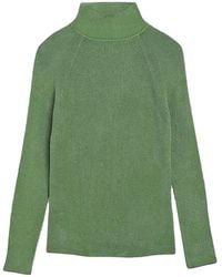 Secret Label - Ribbed Turtle Neck Fine Knit Jumper - Lyst