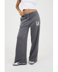 Brave Soul - Acid Wash Wide Leg Joggers - Lyst