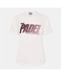 Head - Padel Printed Logo Crew Neck Short Sleeve T-Shirt - Lyst