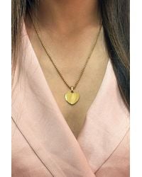 SVNX - Heart Shape Pendant Necklace - Lyst