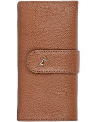 Ashwood Leather - Sherry 14 Card Rfid Protected Large Real Purse - Lyst