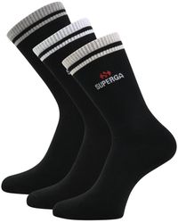 Superga - Adult Ribbed Knitted Socks (Pack Of 3) - Lyst