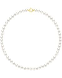 Ateliers Saint Germain - Necklace Row Princess Of Real Cultured Freshwater Pearls Round 6-7 Mm - Lyst