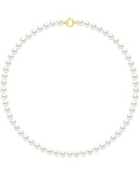 Ateliers Saint Germain - Necklace Row Princess Of Real Cultured Freshwater Pearls Round 6-7 Mm - Lyst