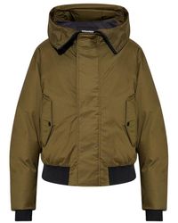 DSquared² - Techno Down Military Hooded Bomber Jacket - Lyst