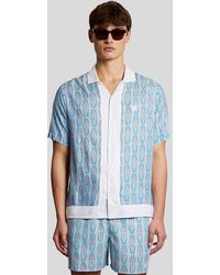 Lyle & Scott - Short Sleeve Floral Graphic Shirt - Lyst