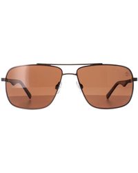 Timberland - Aviator Dark Polarized Tb9107 Metal - Lyst