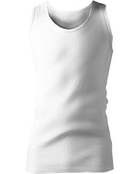 Heat Holders - Cotton Thermal Underwear Sleeveless Vest - Lyst
