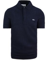 Lacoste - Paris Polo Regular Fit Short Sleeve S Navy Polo Shirt Ph522in Sxy - Lyst