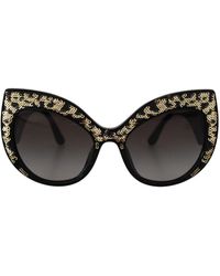 Dolce & Gabbana - Butterfly Polarized Sequin Sunglasses - Lyst