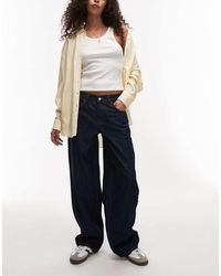TOPSHOP - Cinch Low Rise Relaxed Jean - Lyst