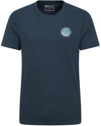 Mountain Warehouse - Ben Nevis Boomring Organisch T-Shirt (Donkerblauw) - Lyst