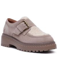 Hush Puppies - Orla Monk Leather Loafers - Lyst