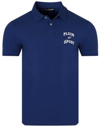 Philipp Plein - Small Logo Polo Shirt Cotton - Lyst