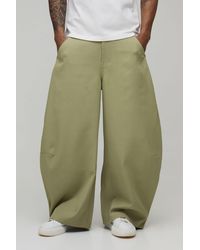 BoohooMAN - Extreme Balloon Fit Rivet Trouser - Lyst